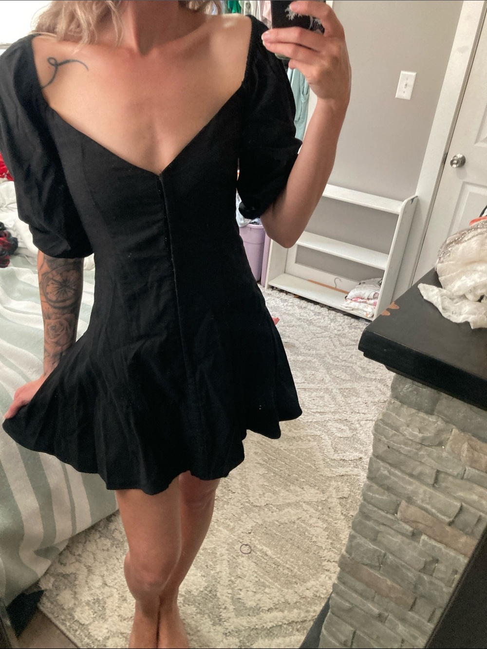 Zara hook eye dress